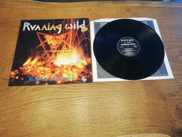 Running Wild Branded and Exiled 1985 Noise 08-1695 SPV/N0030 Deutsche Pressung VG+/VG+